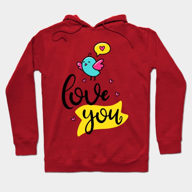 Love you Hoodie by ByVili